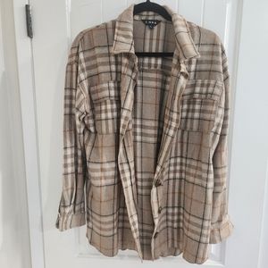 Plaid shacket